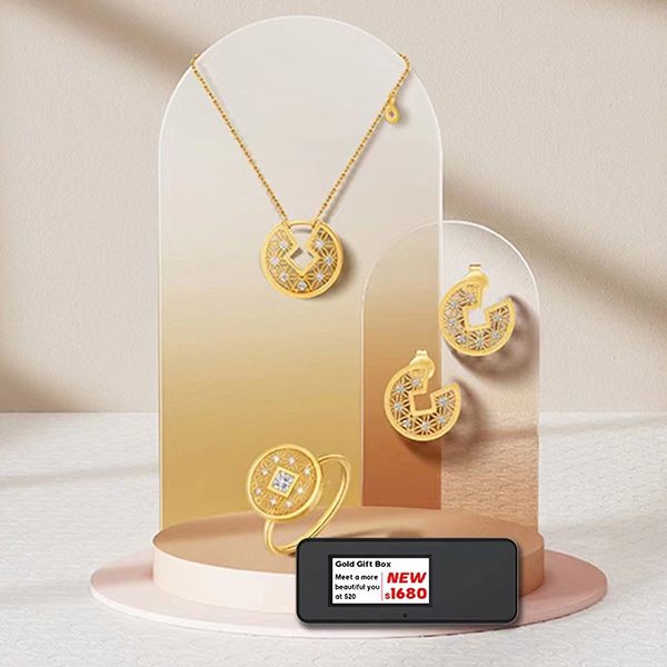 Convient pour les bijoux haut de gamme Affichage d'étiquettes d'étagère électronique 3 couleurs de 0,97 pouce Convient pour les bijoux haut de gamme Affichage d'étiquettes d'étagère électronique 3 couleurs de 0,97 pouce